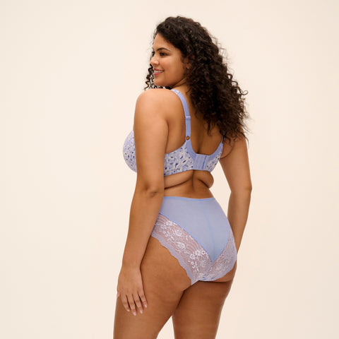 Slip échancré Morgan - Blue Léopard