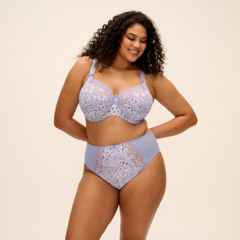 Slip échancré Morgan - Blue Léopard