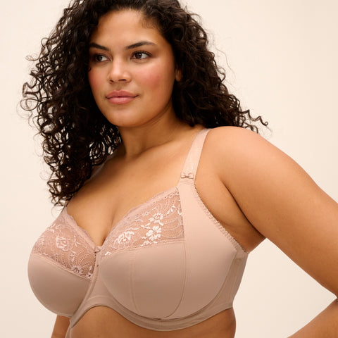Soutien-gorge basique, emboitant, stretch, jusqu'au bonnet R